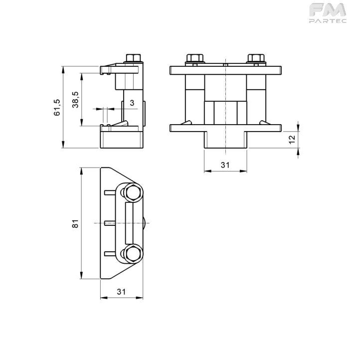 Disegno tecnico SKU SU-BH-40NHAJH