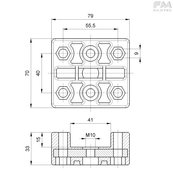 Disegno tecnico Sku: SU-OT-DJN