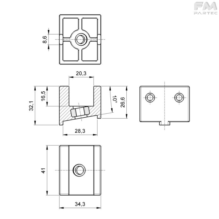 Disegno tecnico Sku: SU-OT-RLSU-413420