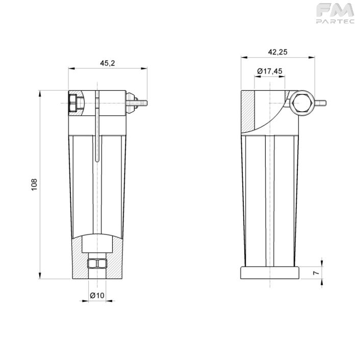 Disegno tecnico Sku: SU-OT-SU-508