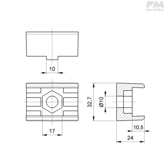 Disegno tecnico Sku: SU-OT-SU-510