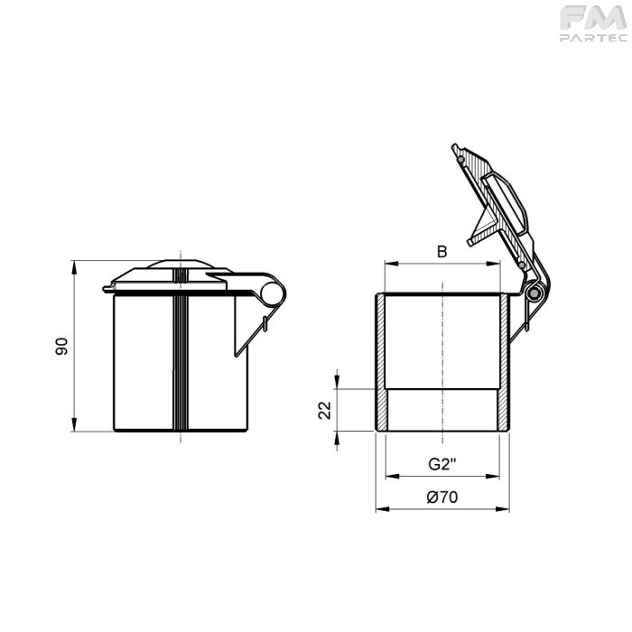 Disegno tecnico Sku: VA-CL
