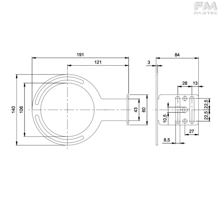 Disegno tecnico Sku: AL-BK-02003