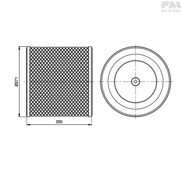 Disegno tecnico Sku: AL-SP-FL-MH