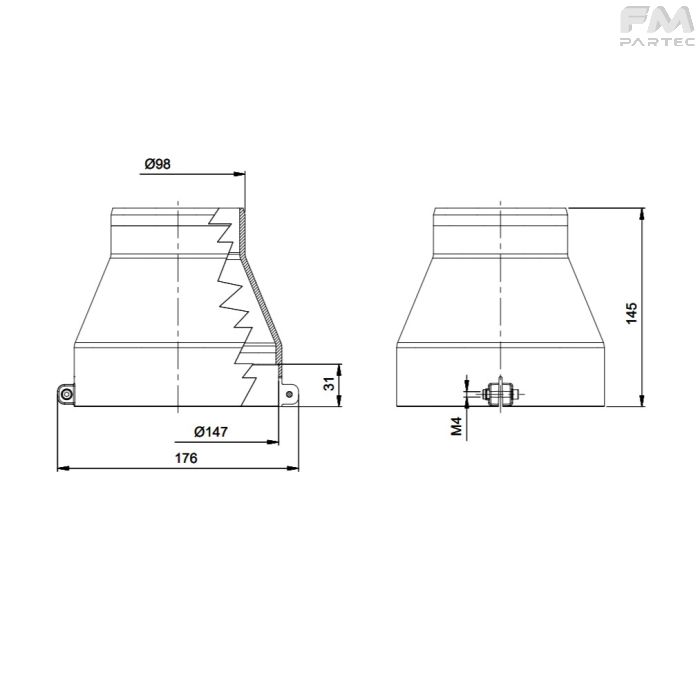 Disegno tecnico Sku: Al-CN-AJ