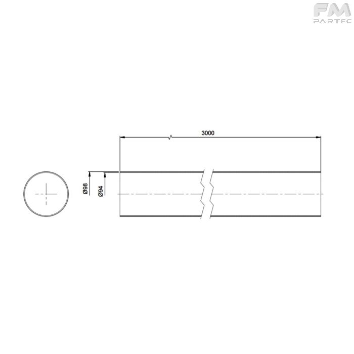Disegno tecnico Sku: AL-AC-P100