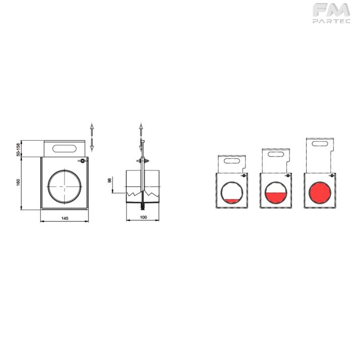 Disegno tecnico Sku: AL-AC-GV45