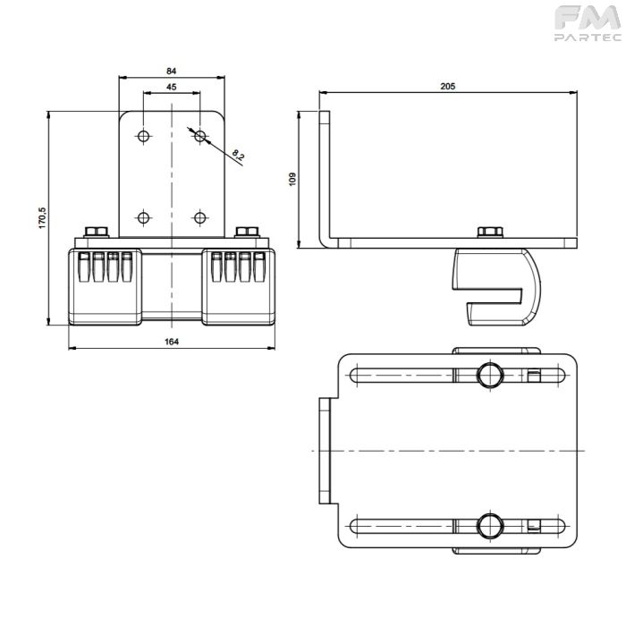 Disegno tecnico Sku: AL-SU-4590AP
