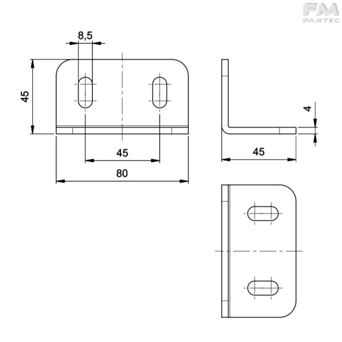 Disegno tecnico Sku: AL-SU-4590B