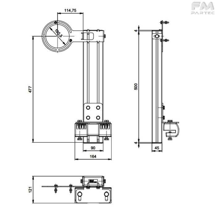 Disegno tecnico SKU AL-SU-KIT-AK1
