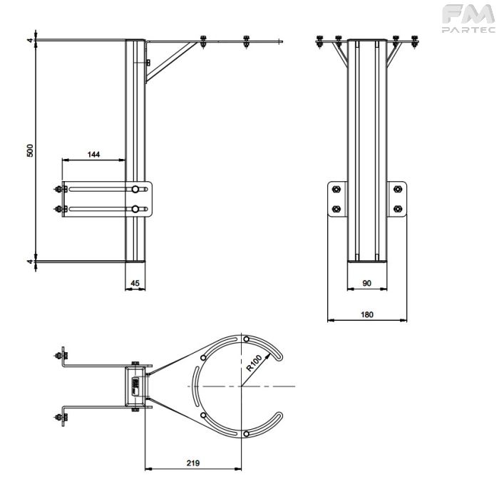 Disegno tecnico Sku: AL-SU-CY-4590BPP