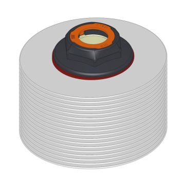 PACCO DISCO 150X1 FIL.49 INCLINATO 2 GRADI