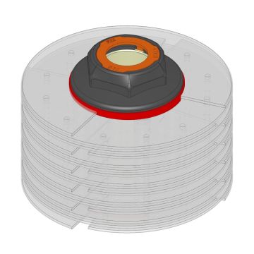 PACCO DISCO D.150X2 FIL.49 AD ELICOIDE  INTERROTTA SX