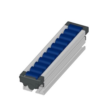 RULLIERA PORTANTE 55x52x22 BLU (PA) L.=255