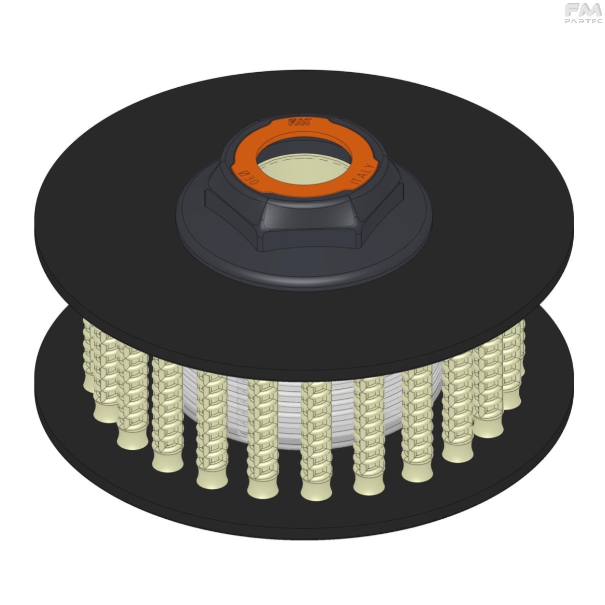 Compressor Spool Disk PD60401 Disc pack D.170 with stainless steel springs Lowered spool - FM ...